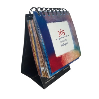 CYTATY - 365 Quotes by Sadhguru - kalendarz rozkładany, wieloletni ISHA