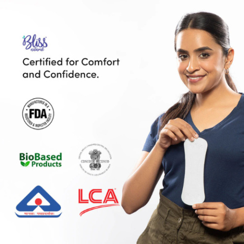 Bliss Natural - wkładki higieniczne Bliss 100% Organiczne Podpaski