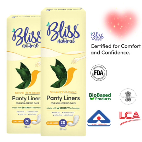 Bliss Natural - wkładki higieniczne Bliss 100% Organiczne Podpaski
