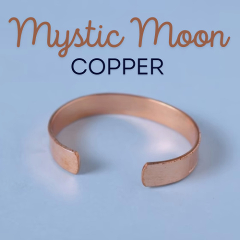 Mystic Moon miedziana bransoletka 100% Miedzi (ISHA)
