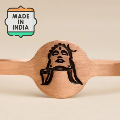 ISHA Adiyogi Miedziana bransoletka 100% Miedzi