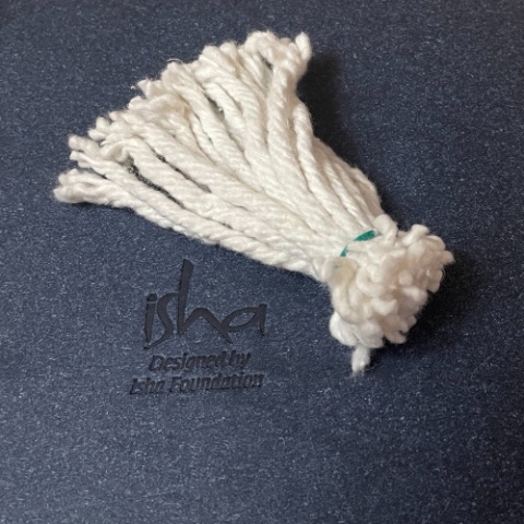 Knoty Bawełniane zwijane 9cm Knot do Lamp