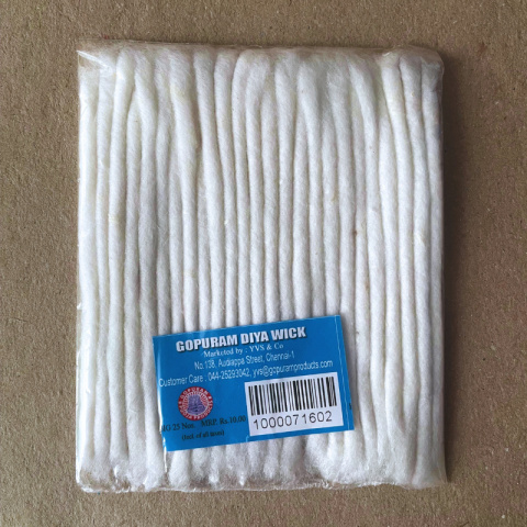 Knoty Bawełniane DŁUGIE Diya Lampy