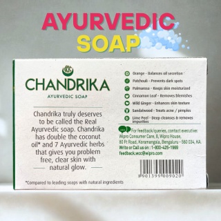 Ayurvedic Soap Chandrika 75g Mydło w kostce