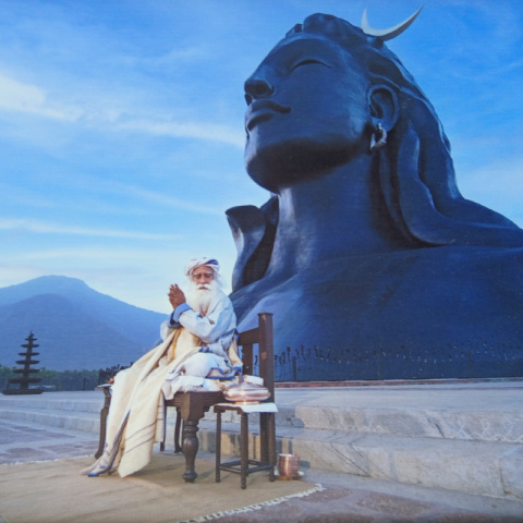 Sadhguru & ADIYOGI - Piekne zdjęcie z Mistrzem ISHA