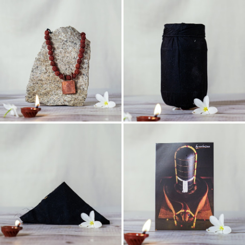 Zestaw Shivanga Kit Mala Rudraksha ISHA
