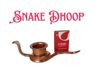 Tradycyjny Snake Dhoop Stand (Miedziany) ISHA