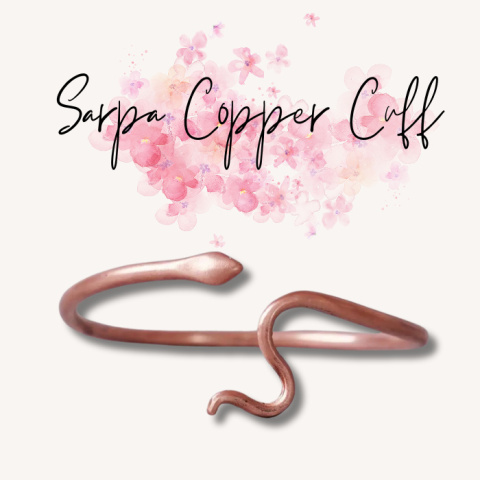 AdiYogi Sarpa Sutra Snake piękna miedziana bransoletka ISHA