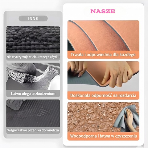 PRANA ZIELONA Profesjonalna Mata do Jogi – Zestaw Premium