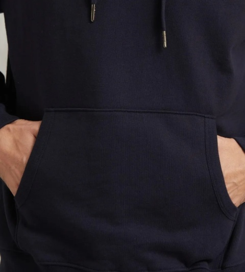 Bluza z kapturem Adiyogi – granatowa Navy Blue ISHA UNISEX