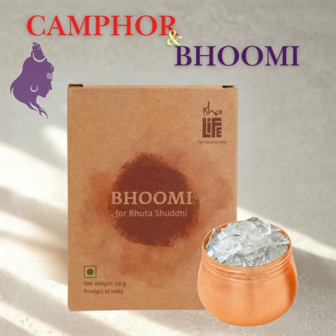 BHOOMI & KAMFORA & Miedziane Pudełko Copper zestaw