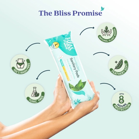 Bliss Organic Sanitary Pads L Fluffy (6 sztuk) Podpaski higieniczne