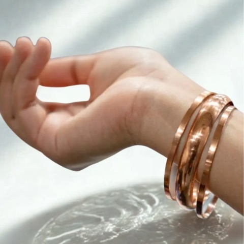 Potrójna Bransoleta COPPER CUFF - Isha