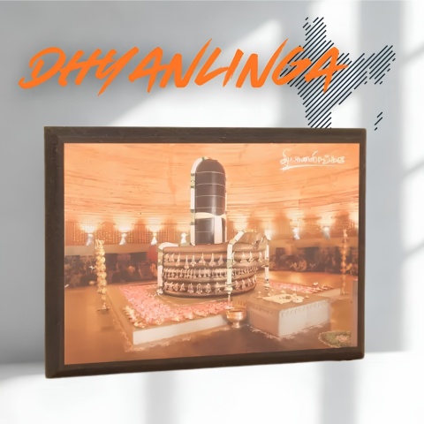 Dhyanalinga - zdjęcie z podpórką