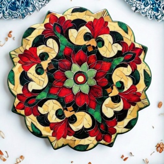 Mandir Podstawka Ceramiczna z Grenady - piękna i praktyczna wzór 3