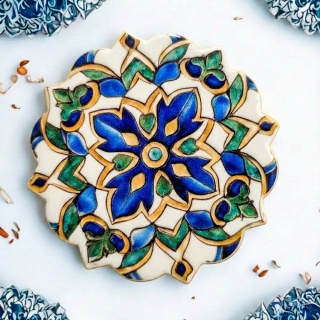 Mandir Podstawka Ceramiczna z Grenady - piękna i praktyczna wzór 2