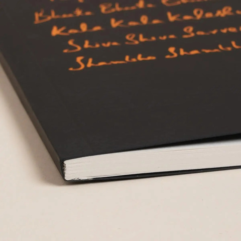 Mantra Yogeshwaraya - Notatnik złoty nadruk Sadhguru