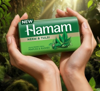Mydło w Kostce Hamam Neem & Tulsi 100 g – Twoja Codzienna Ochrona z Indii
