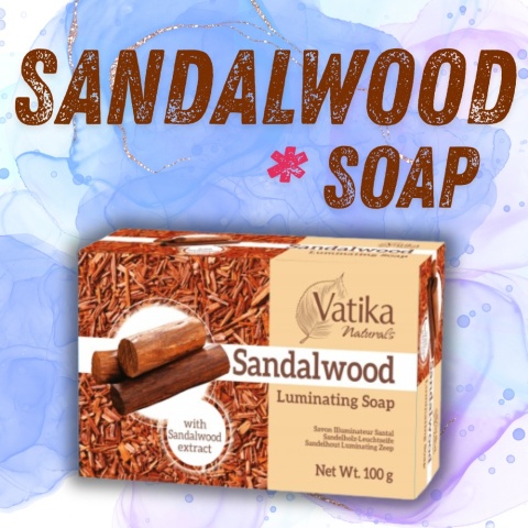 Mydło w kostce SANDALWOOD Soap Vatika Dabur 100g