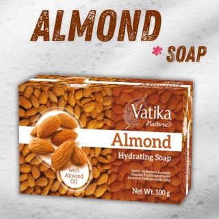 Mydło w kostce MIGDAŁY ALMOND Soap Vatika Dabur 100g