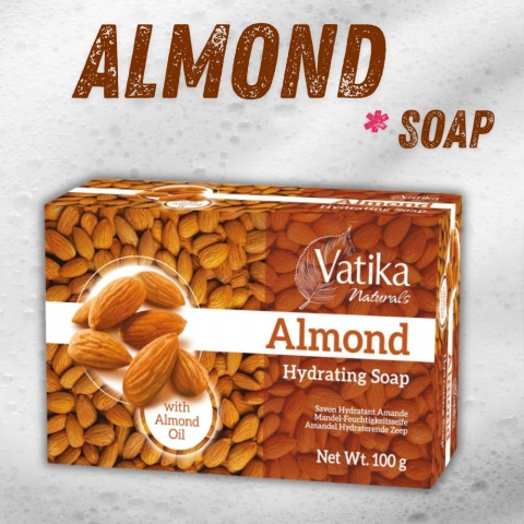 Mydło w kostce MIGDAŁY ALMOND Soap Vatika Dabur 100g