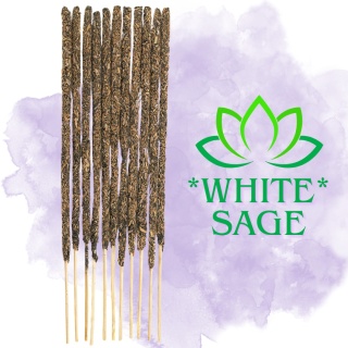 NATURALNE BOTANICZNE KADZIDEŁKA WHITE SAGE MASALA 10 szt.