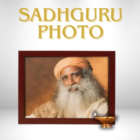 Sadhguru Photo 17x22cm - zdjęcie z podpórką ISHA