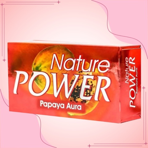 Nature Power Papaya Aura Mydło w kostce 125g