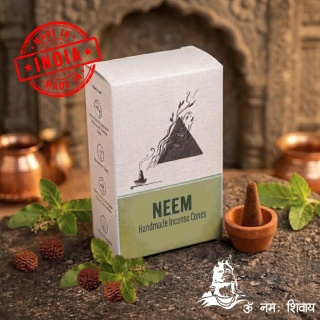 Neem – Ręcznie Robione Kadzidła Stożkowe (20 szt.)