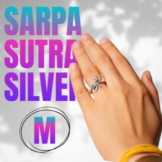 Snake Ring Sarpa Sutra srebro (Rozmiar M)