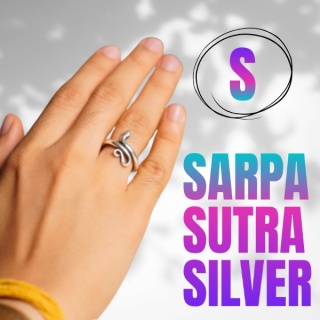 Snake Ring Sarpa Sutra srebro (Rozmiar S)
