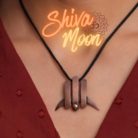 Miedziana Zawieszka Shiva Moon – Isha Life
