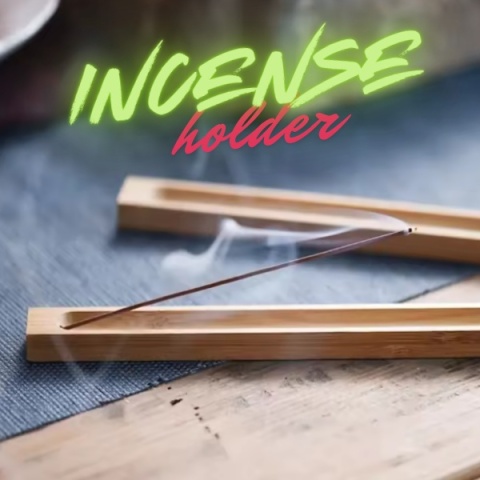 Podstawka stojak do kadzidełek - drewniany