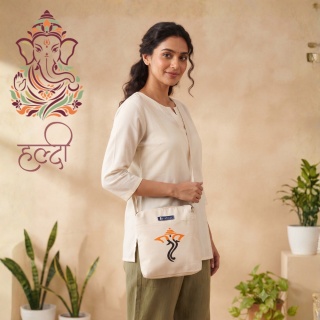 Torba z nadrukiem Ganesha 100% BAWEŁNA