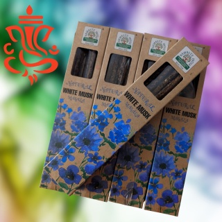 WHITE MUSK Masala - NATURALNE BOTANICZNE KADZIDEŁKA 10 szt.