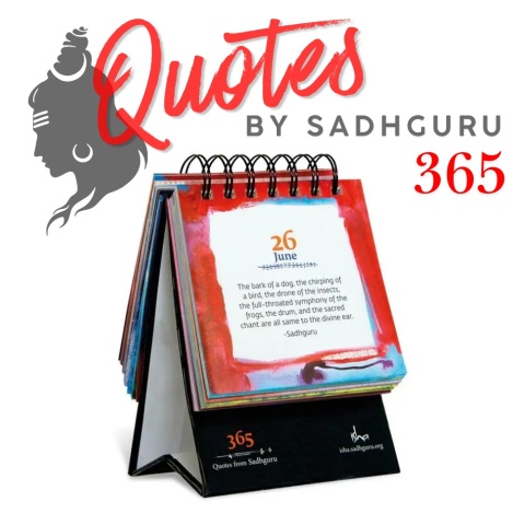 Wieloletni Kalendarz Inspiracji - 365 Thoughts of the Day (Myśli na Każdy Dzień) – Sadhguru